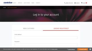Log in to your account | Centrica Business Solutions