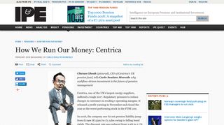 How We Run Our Money: Centrica - Investment & Pensions Europe