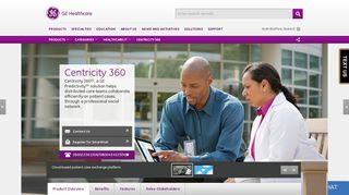 Centricity 360 - Healthcare IT - Categories - GE Healthcare