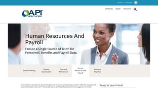 Centricity Human Resources and Payroll - API Healthcare