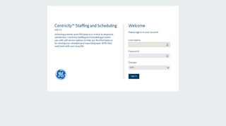 Centricity ™ Staffing and Scheduling
