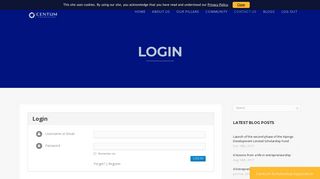 Login | Centum Foundation