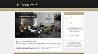 Century 21 Intranet - Welcome, Please Sign In - Real Estate ...