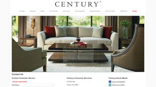 Century Furniture - Contact Us