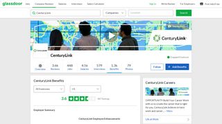 CenturyLink Employee Benefits and Perks | Glassdoor