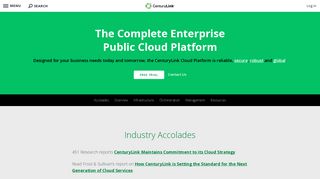 Cloud Platform, Hosting and IT Services - Hybrid ... - CenturyLink Cloud