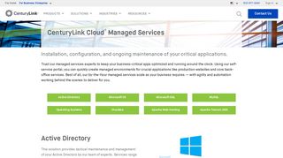 Cloud Managed Business IT Services | CenturyLink