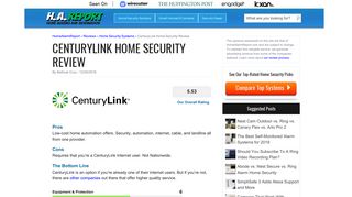CenturyLink Home Security Review: Equipment, Packages, and Pricing