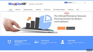 WorXsiteHR's all-in-one, free health, benefits, and payroll ...