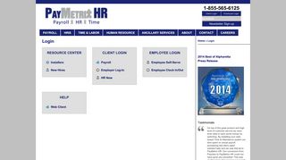 PayMetrix HR | Login