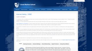 Internet Safety / CEOP | Great Marlow School Website