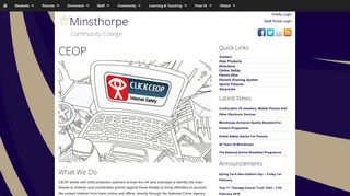CEOP | Minsthorpe Community College