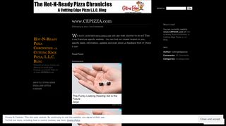 www.CEPIZZA.com | Hot-N-Ready Pizza Chronicles -a Cutting Edge ...