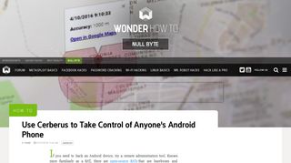 How to Use Cerberus to Take Control of Anyone's Android Phone ...