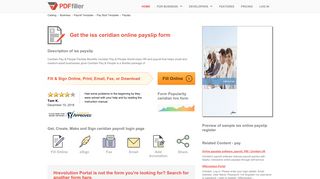 Iss Ceridian Online Payslip - Fill Online, Printable, Fillable, Blank ...
