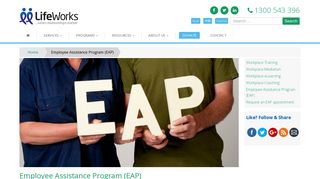 Employee Assistance Program (EAP) - LifeWorks
