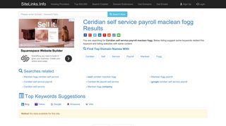 Ceridian self service payroll maclean fogg Results For Websites Listing