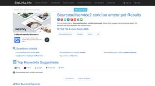 Sourceselfservice2 ceridian amcor pet Results For Websites Listing