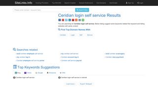 Ceridian login self service Results For Websites Listing - SiteLinks.Info