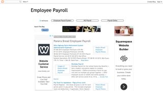 Employee Payroll: Panera Bread Employee Payroll