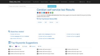 Ceridian self service lssi Results For Websites Listing - SiteLinks.Info