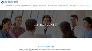W2 Help Center – Accountable Jobs