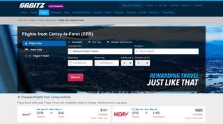 $145.02 + Flights from Cerisy-la-Foret (CFR) on Orbitz.com