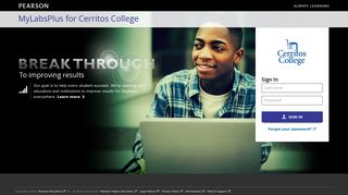 MyLabsPlus for Cerritos College
