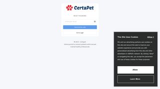 Forgot password? - Certapet - Online portal to connect patients with ...
