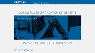 Installer Certification | Certass