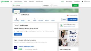 CerteDrive Reviews | Glassdoor