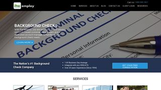 Employment Screening Services, Background Screening, US Based ...