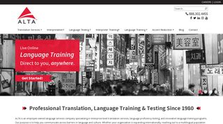 ALTA Language Services | Translation Services - Language Testing ...