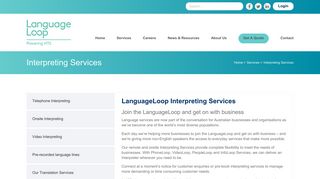 Certified Interpreting Services | Language Loop