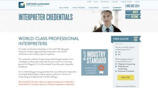 Interpreter Credentials - Certified Languages International