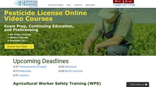 Pesticide Safety - Certified Training Institute