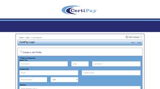 CertiPay Login - CertiPay - CertiPay Jobs