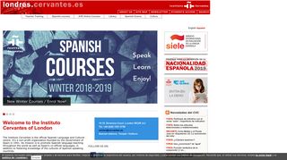 Home: Instituto Cervantes in London: language and culture from Spain ...