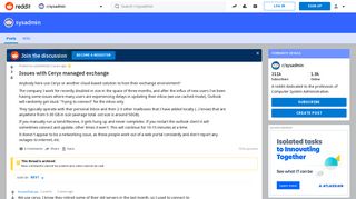 Issues with Ceryx managed exchange : sysadmin - Reddit