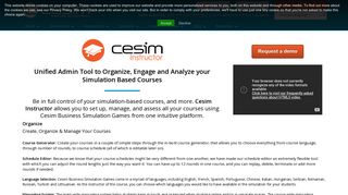 Cesim Instructor | Manage Simulation Courses
