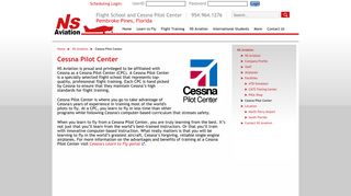 Cessna Pilot Center - NS Aviation
