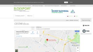 CESTAR d.o.o. | Sloexport - Database of Slovenian Exporters