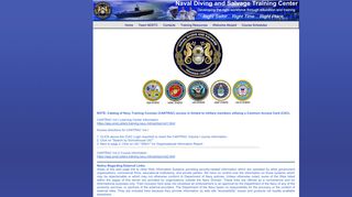 NDSTC Course Schedules - Public.Navy.mil