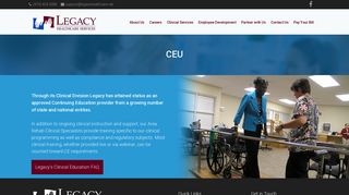 CEU - Legacy Healthcare Services