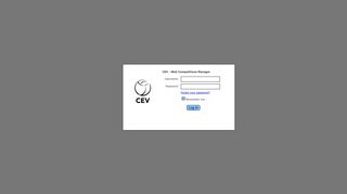 CEV - Web Competitions Manager