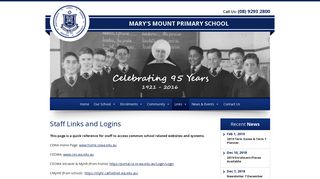 Staff - Mary's Mount Primary School
