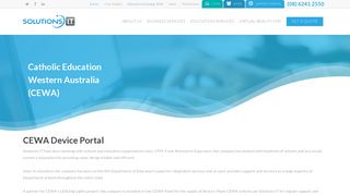 CEWA Device Portal, BYOD Portal. Perth, Bunbury, Albany Schools
