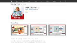 CEWE Fotoservice im Mac App Store - iTunes - Apple
