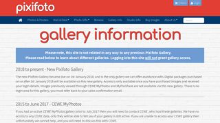 Gallery Info - Online Photo Prints, Posters & Gifts! - Pixifoto