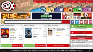 CeX (UK) Buy & Sell Games, Phones, DVDs, Blu-ray, Electronics ...